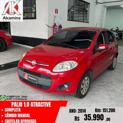 FIAT PALIO 1.0 MPI ATTRACTIVE 8V FLEX 4P MANUAL